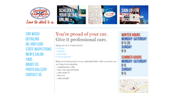 Desktop Screenshot of coachworkscarwash.com